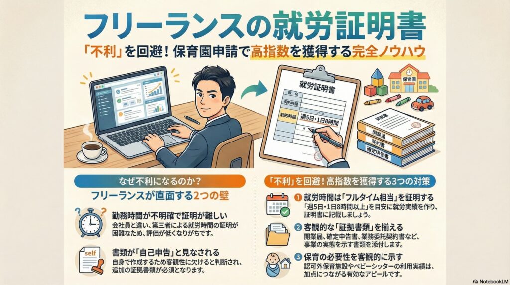 フリーランスの就労証明書の書き方の記事のまとめ